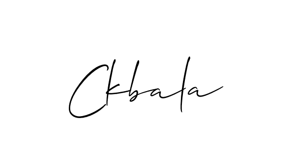 Also we have Ckbala name is the best signature style. Create professional handwritten signature collection using Allison_Script autograph style. Ckbala signature style 2 images and pictures png