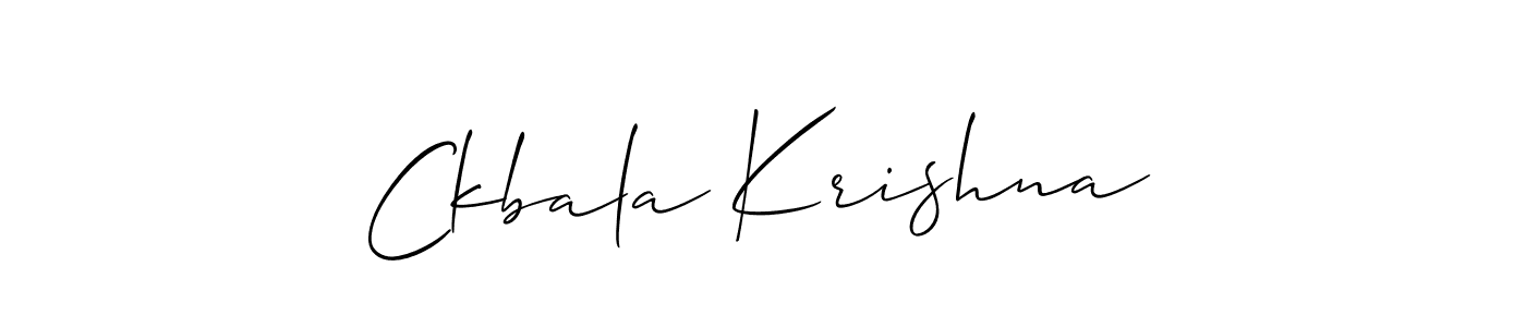 Similarly Allison_Script is the best handwritten signature design. Signature creator online .You can use it as an online autograph creator for name Ckbala Krishna. Ckbala Krishna signature style 2 images and pictures png