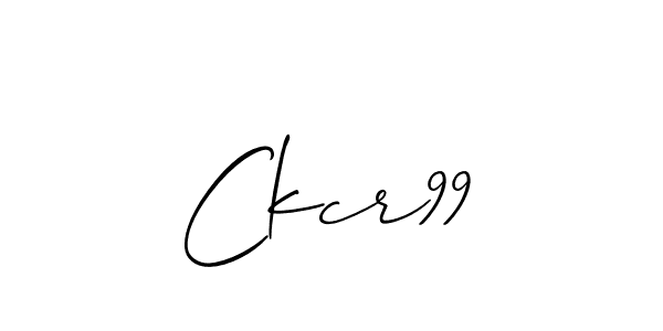 Also we have Ckcr99 name is the best signature style. Create professional handwritten signature collection using Allison_Script autograph style. Ckcr99 signature style 2 images and pictures png