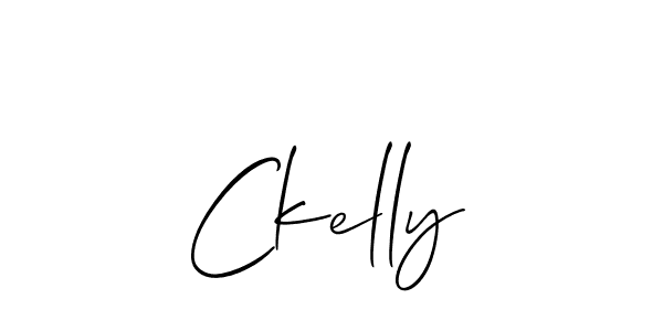 You should practise on your own different ways (Allison_Script) to write your name (Ckelly) in signature. don't let someone else do it for you. Ckelly signature style 2 images and pictures png