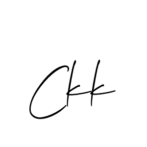 Make a beautiful signature design for name Ckk. Use this online signature maker to create a handwritten signature for free. Ckk signature style 2 images and pictures png
