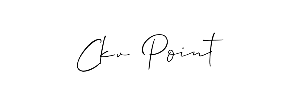 Ckv  Point stylish signature style. Best Handwritten Sign (Allison_Script) for my name. Handwritten Signature Collection Ideas for my name Ckv  Point. Ckv  Point signature style 2 images and pictures png