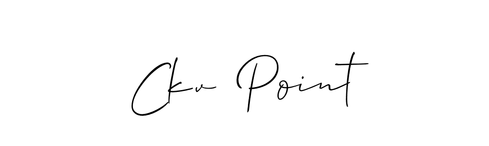 Ckv  Point stylish signature style. Best Handwritten Sign (Allison_Script) for my name. Handwritten Signature Collection Ideas for my name Ckv  Point. Ckv  Point signature style 2 images and pictures png