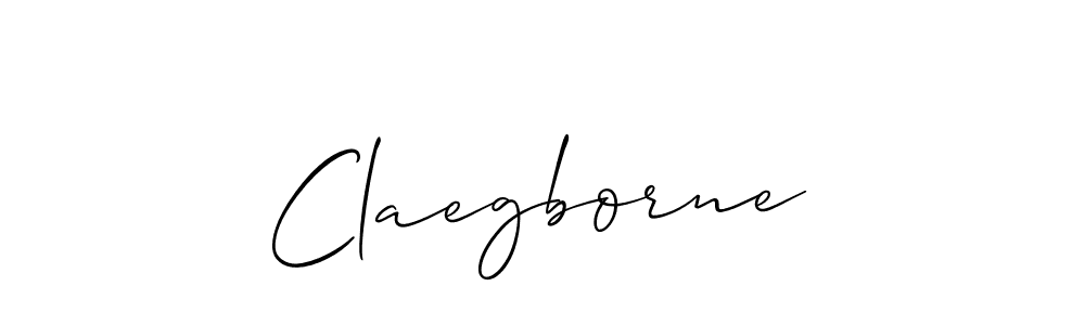 Create a beautiful signature design for name Claegborne. With this signature (Allison_Script) fonts, you can make a handwritten signature for free. Claegborne signature style 2 images and pictures png