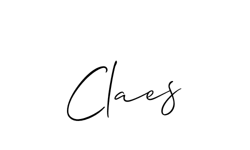 Best and Professional Signature Style for Claes. Allison_Script Best Signature Style Collection. Claes signature style 2 images and pictures png