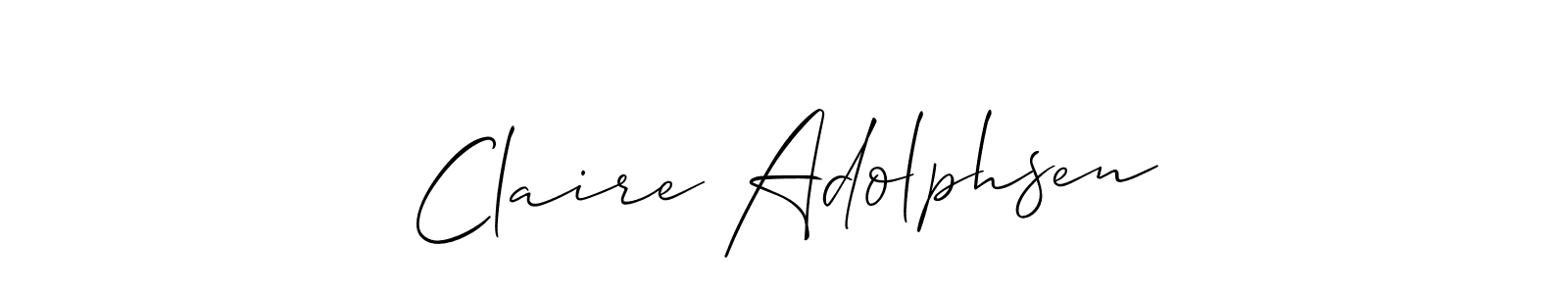 You can use this online signature creator to create a handwritten signature for the name Claire Adolphsen. This is the best online autograph maker. Claire Adolphsen signature style 2 images and pictures png