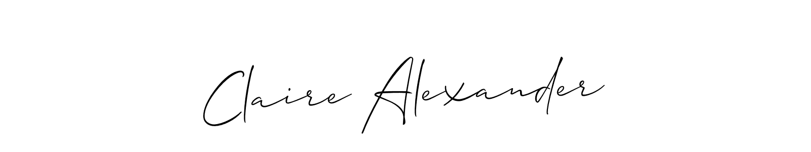 How to Draw Claire Alexander signature style? Allison_Script is a latest design signature styles for name Claire Alexander. Claire Alexander signature style 2 images and pictures png