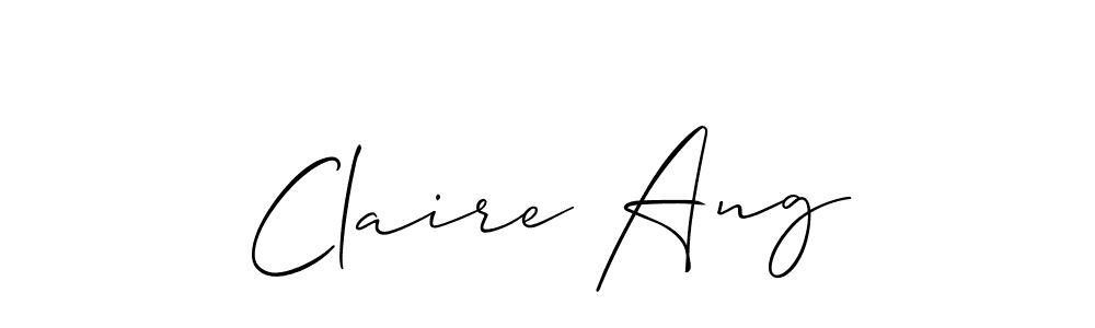 Check out images of Autograph of Claire Ang name. Actor Claire Ang Signature Style. Allison_Script is a professional sign style online. Claire Ang signature style 2 images and pictures png