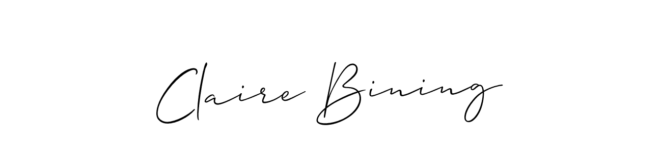 Similarly Allison_Script is the best handwritten signature design. Signature creator online .You can use it as an online autograph creator for name Claire Bining. Claire Bining signature style 2 images and pictures png