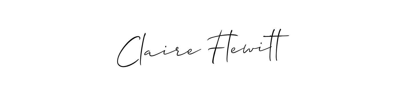 Make a beautiful signature design for name Claire Flewitt. With this signature (Allison_Script) style, you can create a handwritten signature for free. Claire Flewitt signature style 2 images and pictures png