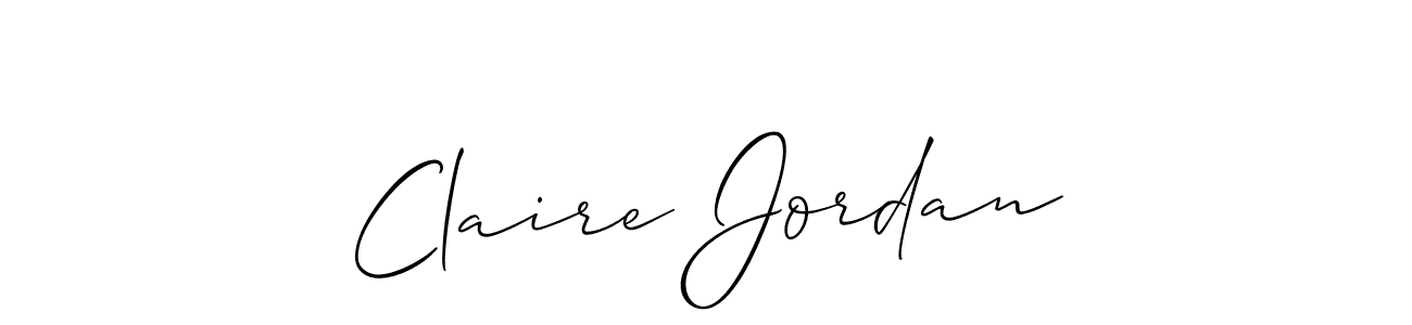 Make a beautiful signature design for name Claire Jordan. Use this online signature maker to create a handwritten signature for free. Claire Jordan signature style 2 images and pictures png