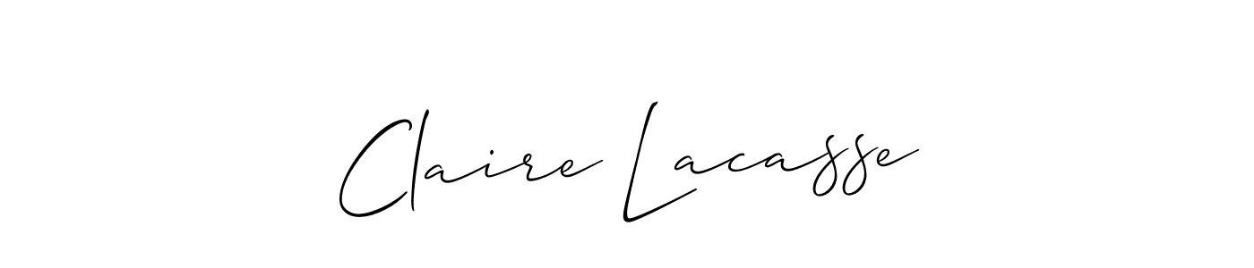 Best and Professional Signature Style for Claire Lacasse. Allison_Script Best Signature Style Collection. Claire Lacasse signature style 2 images and pictures png