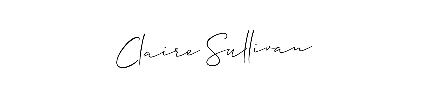 This is the best signature style for the Claire Sullivan name. Also you like these signature font (Allison_Script). Mix name signature. Claire Sullivan signature style 2 images and pictures png