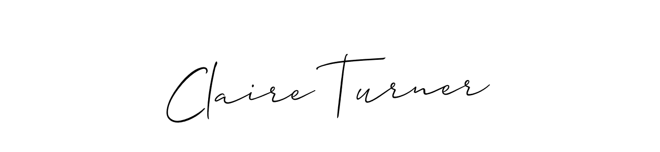 Make a beautiful signature design for name Claire Turner. Use this online signature maker to create a handwritten signature for free. Claire Turner signature style 2 images and pictures png