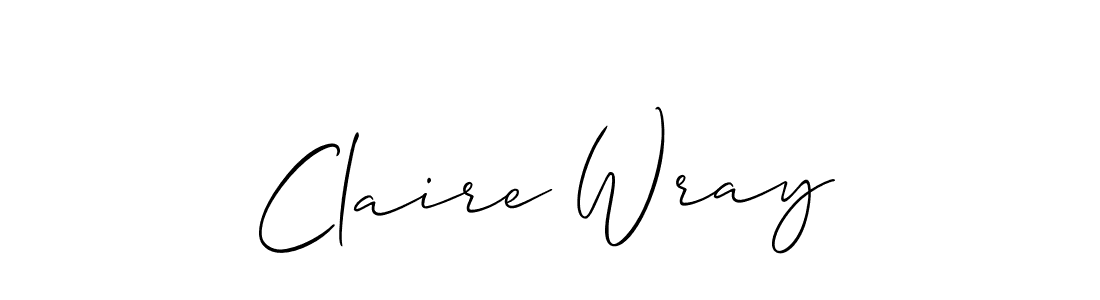 Make a beautiful signature design for name Claire Wray. Use this online signature maker to create a handwritten signature for free. Claire Wray signature style 2 images and pictures png