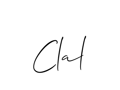 if you are searching for the best signature style for your name Clal. so please give up your signature search. here we have designed multiple signature styles  using Allison_Script. Clal signature style 2 images and pictures png