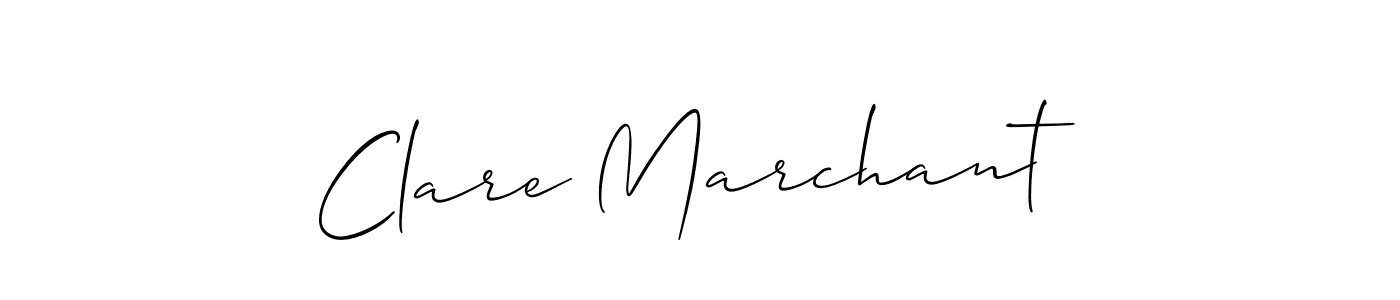 if you are searching for the best signature style for your name Clare Marchant. so please give up your signature search. here we have designed multiple signature styles  using Allison_Script. Clare Marchant signature style 2 images and pictures png