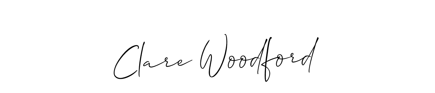 Check out images of Autograph of Clare Woodford name. Actor Clare Woodford Signature Style. Allison_Script is a professional sign style online. Clare Woodford signature style 2 images and pictures png