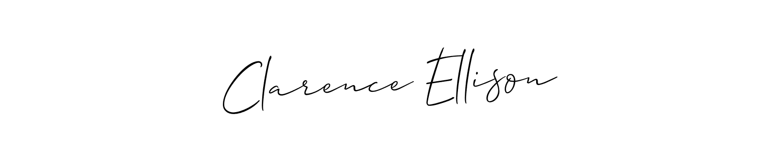 Make a beautiful signature design for name Clarence Ellison. Use this online signature maker to create a handwritten signature for free. Clarence Ellison signature style 2 images and pictures png