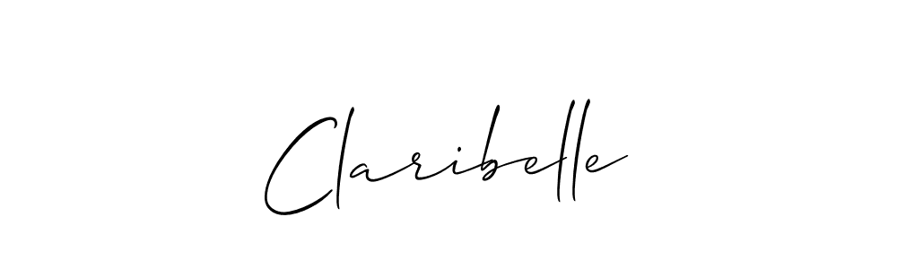 How to Draw Claribelle signature style? Allison_Script is a latest design signature styles for name Claribelle. Claribelle signature style 2 images and pictures png