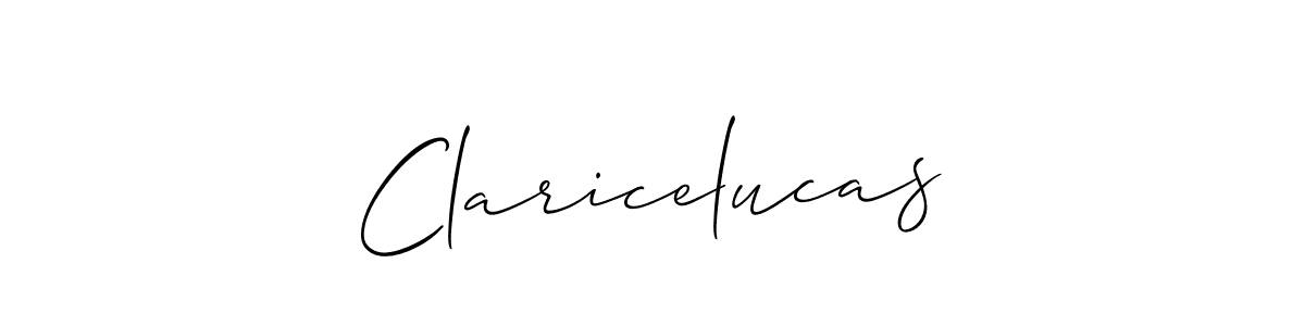 Once you've used our free online signature maker to create your best signature Allison_Script style, it's time to enjoy all of the benefits that Claricelucas name signing documents. Claricelucas signature style 2 images and pictures png