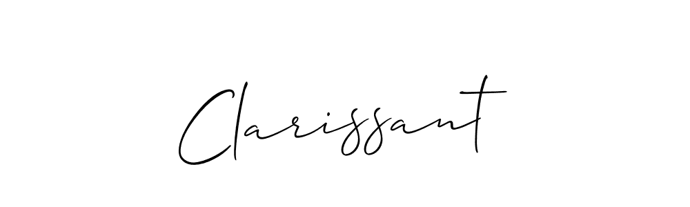 Also we have Clarissant name is the best signature style. Create professional handwritten signature collection using Allison_Script autograph style. Clarissant signature style 2 images and pictures png