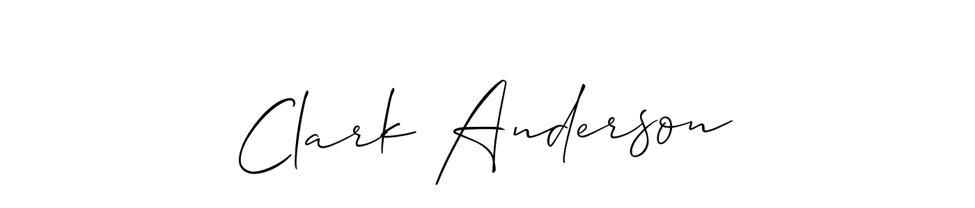 Also You can easily find your signature by using the search form. We will create Clark Anderson name handwritten signature images for you free of cost using Allison_Script sign style. Clark Anderson signature style 2 images and pictures png