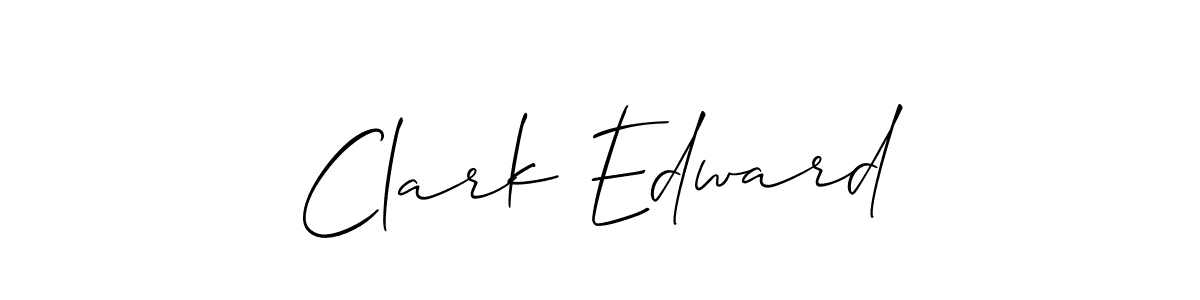 You should practise on your own different ways (Allison_Script) to write your name (Clark Edward) in signature. don't let someone else do it for you. Clark Edward signature style 2 images and pictures png