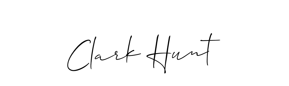 The best way (Allison_Script) to make a short signature is to pick only two or three words in your name. The name Clark Hunt include a total of six letters. For converting this name. Clark Hunt signature style 2 images and pictures png