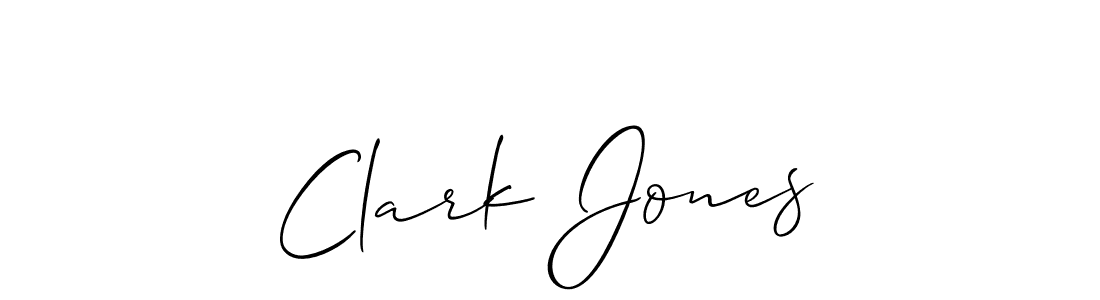 Use a signature maker to create a handwritten signature online. With this signature software, you can design (Allison_Script) your own signature for name Clark Jones. Clark Jones signature style 2 images and pictures png