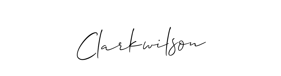 Similarly Allison_Script is the best handwritten signature design. Signature creator online .You can use it as an online autograph creator for name Clarkwilson. Clarkwilson signature style 2 images and pictures png