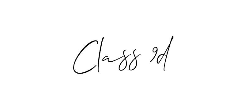 How to Draw Class 9d signature style? Allison_Script is a latest design signature styles for name Class 9d. Class 9d signature style 2 images and pictures png