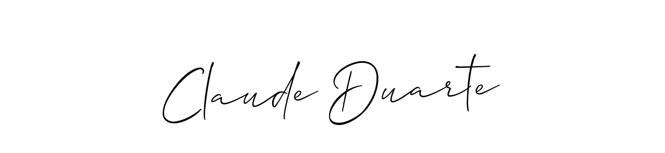 Once you've used our free online signature maker to create your best signature Allison_Script style, it's time to enjoy all of the benefits that Claude Duarte name signing documents. Claude Duarte signature style 2 images and pictures png