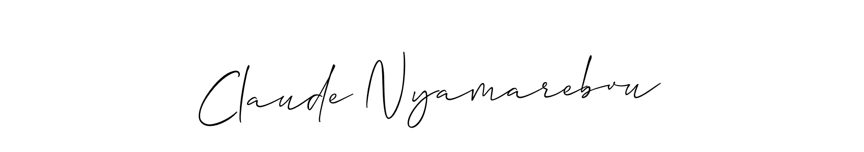 Make a beautiful signature design for name Claude Nyamarebvu. Use this online signature maker to create a handwritten signature for free. Claude Nyamarebvu signature style 2 images and pictures png