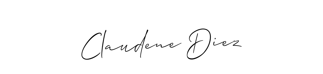 Once you've used our free online signature maker to create your best signature Allison_Script style, it's time to enjoy all of the benefits that Claudene Diez name signing documents. Claudene Diez signature style 2 images and pictures png