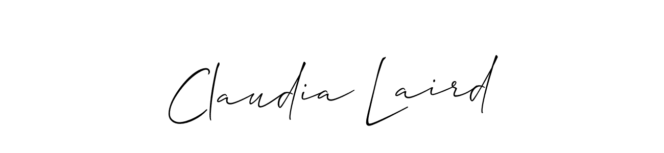 Once you've used our free online signature maker to create your best signature Allison_Script style, it's time to enjoy all of the benefits that Claudia Laird name signing documents. Claudia Laird signature style 2 images and pictures png