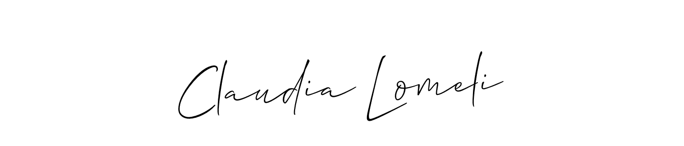 You can use this online signature creator to create a handwritten signature for the name Claudia Lomeli. This is the best online autograph maker. Claudia Lomeli signature style 2 images and pictures png