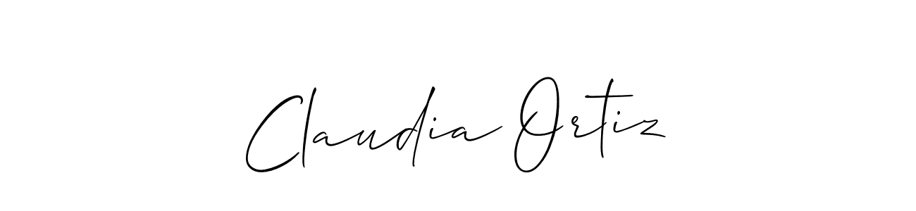 Make a short Claudia Ortiz signature style. Manage your documents anywhere anytime using Allison_Script. Create and add eSignatures, submit forms, share and send files easily. Claudia Ortiz signature style 2 images and pictures png