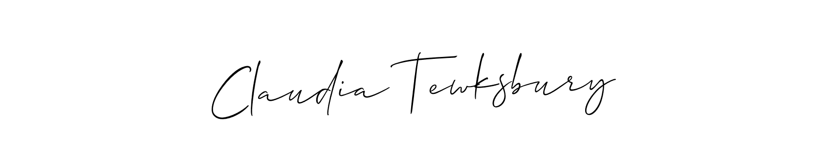 Also You can easily find your signature by using the search form. We will create Claudia Tewksbury name handwritten signature images for you free of cost using Allison_Script sign style. Claudia Tewksbury signature style 2 images and pictures png