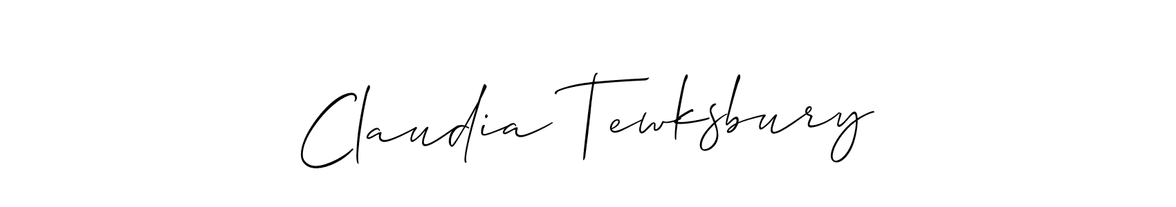 Similarly Allison_Script is the best handwritten signature design. Signature creator online .You can use it as an online autograph creator for name Claudia Tewksbury. Claudia Tewksbury signature style 2 images and pictures png