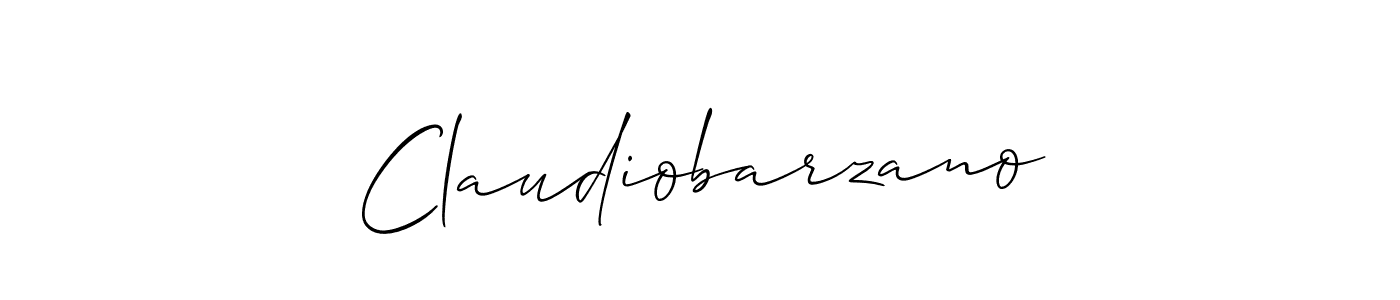 The best way (Allison_Script) to make a short signature is to pick only two or three words in your name. The name Claudiobarzano include a total of six letters. For converting this name. Claudiobarzano signature style 2 images and pictures png