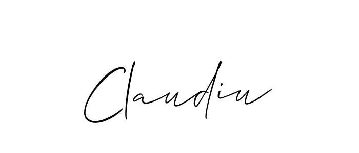 Once you've used our free online signature maker to create your best signature Allison_Script style, it's time to enjoy all of the benefits that Claudiu name signing documents. Claudiu signature style 2 images and pictures png