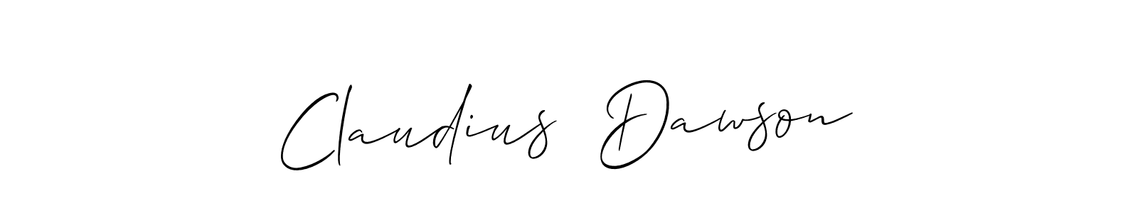 Here are the top 10 professional signature styles for the name Claudius  Dawson. These are the best autograph styles you can use for your name. Claudius  Dawson signature style 2 images and pictures png