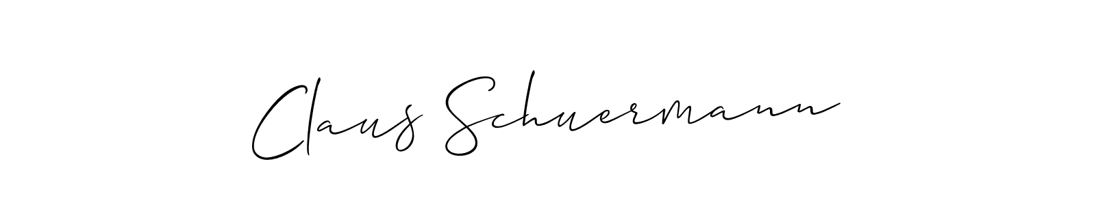 How to Draw Claus Schuermann signature style? Allison_Script is a latest design signature styles for name Claus Schuermann. Claus Schuermann signature style 2 images and pictures png