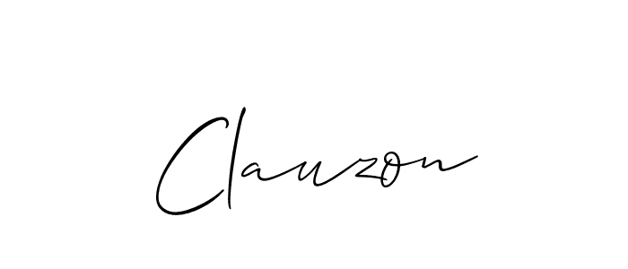 Best and Professional Signature Style for Clauzon. Allison_Script Best Signature Style Collection. Clauzon signature style 2 images and pictures png