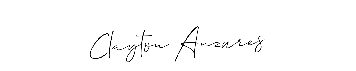 Once you've used our free online signature maker to create your best signature Allison_Script style, it's time to enjoy all of the benefits that Clayton Anzures name signing documents. Clayton Anzures signature style 2 images and pictures png