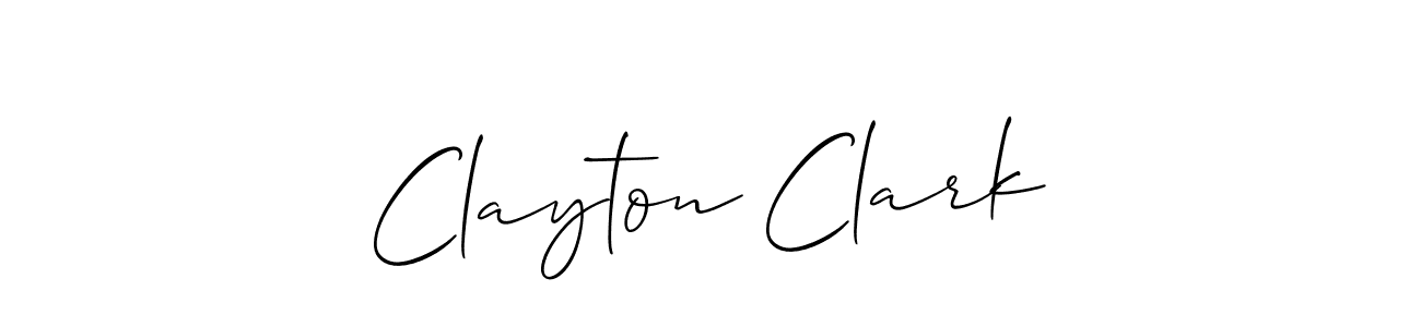 Once you've used our free online signature maker to create your best signature Allison_Script style, it's time to enjoy all of the benefits that Clayton Clark name signing documents. Clayton Clark signature style 2 images and pictures png