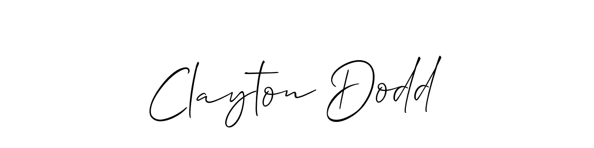 This is the best signature style for the Clayton Dodd name. Also you like these signature font (Allison_Script). Mix name signature. Clayton Dodd signature style 2 images and pictures png