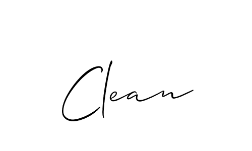 You should practise on your own different ways (Allison_Script) to write your name (Clean) in signature. don't let someone else do it for you. Clean signature style 2 images and pictures png