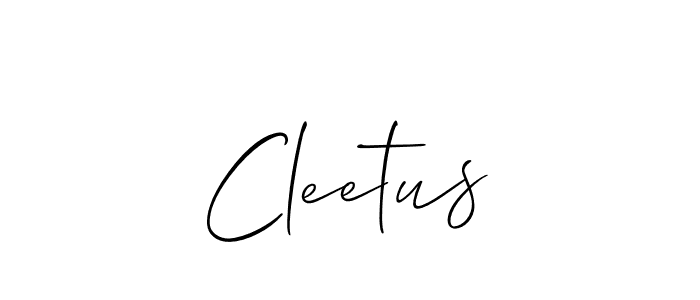 Once you've used our free online signature maker to create your best signature Allison_Script style, it's time to enjoy all of the benefits that Cleetus name signing documents. Cleetus signature style 2 images and pictures png